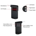Professional Breathalyzer Portable Digital Breath Alcohol Tester Alcohol Tester Meter with 10pcs Transparent Mouthpieces Alcohol Tester Meter Analyzer Detector AT-858