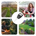 2 in 1 Soil PH Fertility Analyzer Pointer Type Multifunction Soil Tester Portable Soil Microelement PH Meter for Greenhouse Garden Lawn Farm Orchard