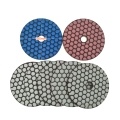 7PCS 4 Inch Set  Wet Dry Diamond Polishing Pads For Granite Concrete Marble