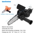 4 Inch Electric Drill Modified To Electric Chainsaw Tool Attachment Electric Chainsaws Accessory Practical Modification Tool Set Woodworking Cutting Tool