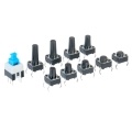 180PCS Tactile Push Button Switch Micro Momentary Tact Assortment Kit 10 Value 6 x 6mm 4 Pin Micro Switches