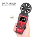SMART SENSOR ST6816 Handheld Digital Anemometer Wind Speed Measurement Measurer Air Velocity Airflow Meter Gauge with LCD Backlight Measuring Range 0.40m/s~30.00m/s Maximum/Minimum/Average Value Storage Bag for Shooting(Batteries Not Included)