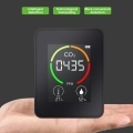 Indoor Portable CO2 Detector Multifunctional Thermohygrometer Home Digital Air Detector Intelligent Air Quality Analyzer Household Air Pollution Monitor