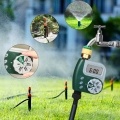 Digital Programmable Water Timer Weatherproof  Garden Lawn Faucet Hose Timer Automatic Irrigation Controller 1-Outlet Leakpoof Copper Connector with Stainless Steel Filter