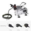 KKmoon Professional Airbrush Kit With Air Compressor Dual-Action Hobby Spray Air Brush Set Nail Art Paint Sprayer with Cleaning Brush