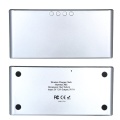 Wireless Charger Desk Clock LED Digital Clock Temperature Meter ℃/ ℉ Switchable Wireless Charging Device Multifunctional LED Alarm Clock with Calendar for Home Office Dormitory