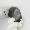 MESTEK Advanced RCD Electric Socket Tester Automatic Neutral Live Earth Wire Testing Circuit Polarity Detector Wall US Plug Breaker Finder Electric Leakage Test with Voltage Backlight Display