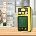 SMART SENSOR  ST8990 Multi Gas Monitor Rechargeable 4 in 1 O₂ LEL CO H₂S Gas Detector Tester Sensor with Backlight Alarm Function LCD Display
