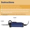 ADT03 Automatic Portable Electric Solder Tin Sucker Vacuum Soldering Remove Pump Desoldering Machine