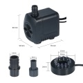 LED Light Submersible Pump 800L/H Ultra-Quiet Aquarium Pond Tank Pool Water Fountain Pump AU Plug