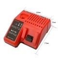 M12-18C Li-ion Battery Charger for Milwaukee 12 V 14.4V 18V C1418C 48-11-1815/1828/1840 M18 M14 M12 Lithium Battery