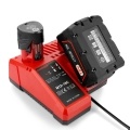 M12-18C Li-ion Battery Charger for Milwaukee 12 V 14.4V 18V C1418C 48-11-1815/1828/1840 M18 M14 M12 Lithium Battery