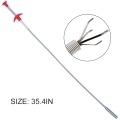 Flexible Grabber Claw Pick Up Reacher Tool With 4 Claws Bendable Hose Pickup Reaching Assist Tool for Litter Pick, Home Sink, Drains, Toilet (35.4inch)