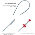 Flexible Grabber Claw Pick Up Reacher Tool With 4 Claws Bendable Hose Pickup Reaching Assist Tool for Litter Pick, Home Sink, Drains, Toilet (35.4inch)