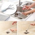 Flexible Grabber Claw Pick Up Reacher Tool With 4 Claws Bendable Hose Pickup Reaching Assist Tool for Litter Pick, Home Sink, Drains, Toilet (35.4inch)