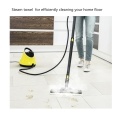 Steam Cleaner Round Brush Microfiber Cloth Pad for Hand & Floor Nozzle Kit