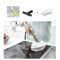 Steam Cleaner Round Brush Microfiber Cloth Pad for Hand & Floor Nozzle Kit