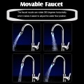 LED Water Faucet Light Water Stream Movable Water FaucetKitchen Bathroom