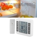 Wireless Digital Refrigerator Thermometer Audible Alarm Indoor Outdoor Thermometer
