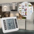 Wireless Digital Refrigerator Thermometer Audible Alarm Indoor Outdoor Thermometer