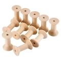 24Pcs Wooden Empty Thread Spools