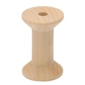 24Pcs Wooden Empty Thread Spools