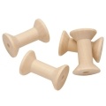 24Pcs Wooden Empty Thread Spools