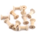 24Pcs Wooden Empty Thread Spools