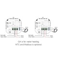 95-240V Wi-Fi Smart Thermostat Programmable Thermostat 5+1+1 Six Periods Voice APP Control