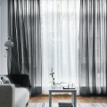 Sheer Curtains Living Room Rod Pocket Window Curtain Panels
