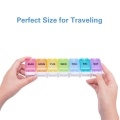 Pill Organizer for Travel Weekly Pill Box