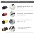 Steam Cleaner Round Brush Set 5 Pcs Steam Cleaners Cleaning Nozzles Attachments Accessories Kit Replacement for Karcher SC1 SC2 SC3 SC4 SC5 SC7 CTK10