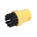 Steam Cleaner Round Brush Set 5 Pcs Steam Cleaners Cleaning Nozzles Attachments Accessories Kit Replacement for Karcher SC1 SC2 SC3 SC4 SC5 SC7 CTK10