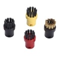 Steam Cleaner Round Brush Set 5 Pcs Steam Cleaners Cleaning Nozzles Attachments Accessories Kit Replacement for Karcher SC1 SC2 SC3 SC4 SC5 SC7 CTK10