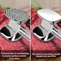 Meat Tenderizer Hammer Tool Dual-Sided Nails Meat Mallet Meat Hammer for Steak Chicken Fish Meat Pounder With Aluminum Alloy Rubber Comfort Grip Handle Meat Tenderizer Tool