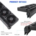 Aquarium Fan Aquarium Chillers Cooling Fan System for Salt Fresh Water Aquarium Fish Tank Temperature Control Cooling