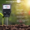 2-in-1  Soil pH Meter Fertility Tester