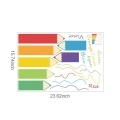DIY Wall Decals Colorful Pencils Shaped Theme Boys Kids Room Wall Stickers