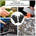 Cut Resistant Gloves Cut Resistant Work Gloves Level 5 Protection Wear Resistant for Meat Cutting/Metal Processing/Gardening/Wood Carving/Pruning