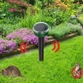 Solar Mole Repellent Sonic Deterrent Repeller
