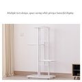 4-Tier Display Shelf Flower Pots Rack Plant Stand Potting Ladder Planter Stand Heavy Duty Storage Shelving Rack for Potted Plants