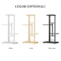 4-Tier Display Shelf Flower Pots Rack Plant Stand Potting Ladder Planter Stand Heavy Duty Storage Shelving Rack for Potted Plants