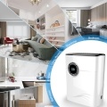1200mL Dehumidifier to 215 Sq. Ft Portable Small Dehumidifier