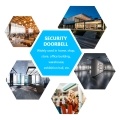 Wireless Video Doorbell 720P Visual Real-time Intercom Wi-Fi Video Bell PIR Detection