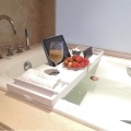Bathtub Caddy Tray Bamboo Spa Bathtub Caddy Organizer