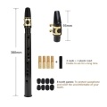 （Straight mouth）Pocket Sax Mini Portable Saxophone Little Saxophone With Carrying Bag Woodwind Instrument
