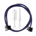 Trumpet Maintenance Cleaning Kit Mouthpiece Brush + Valve Brush + Flexible Brush Musical Instrument Maintenance Cleaning Accessory