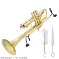 Trumpet Maintenance Cleaning Kit Mouthpiece Brush + Valve Brush + Flexible Brush Musical Instrument Maintenance Cleaning Accessory