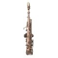 Red Antique Soprano Saxophone Bb Key Woodwind Instrument Brass Material