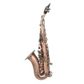 Red Antique Soprano Saxophone Bb Key Woodwind Instrument Brass Material